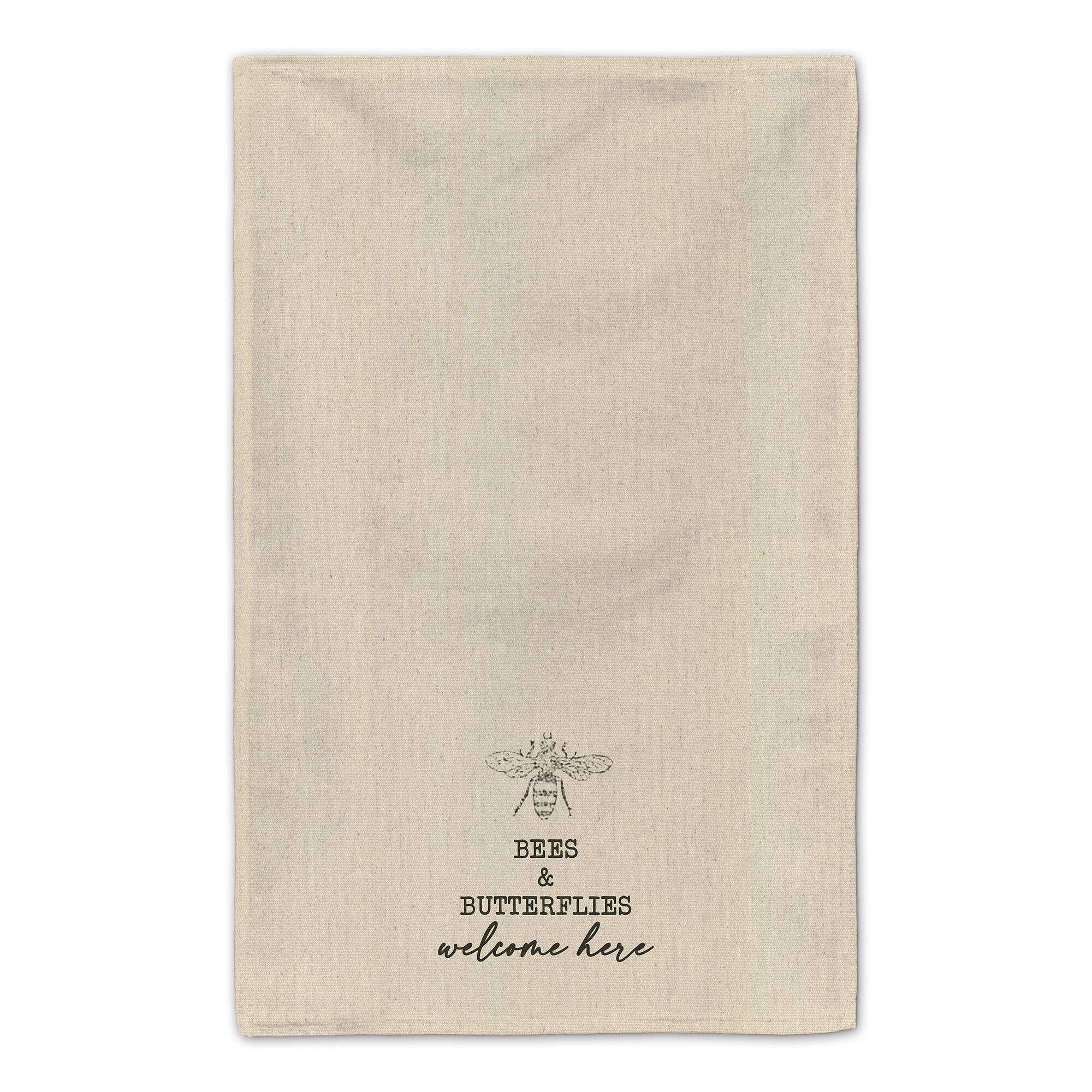 Bees & Butterflies Welcome Tea Towel Set